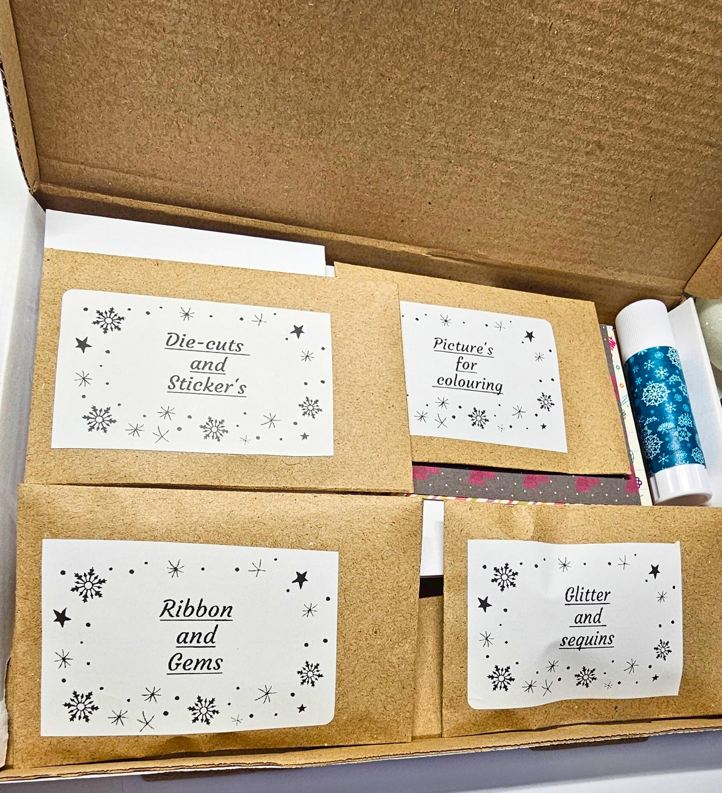 Christmas Card Kit UK | Kids Craft Kit | Make 10 Festive Cards