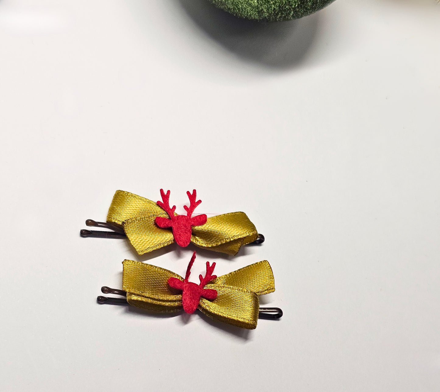 Christmas hair bows