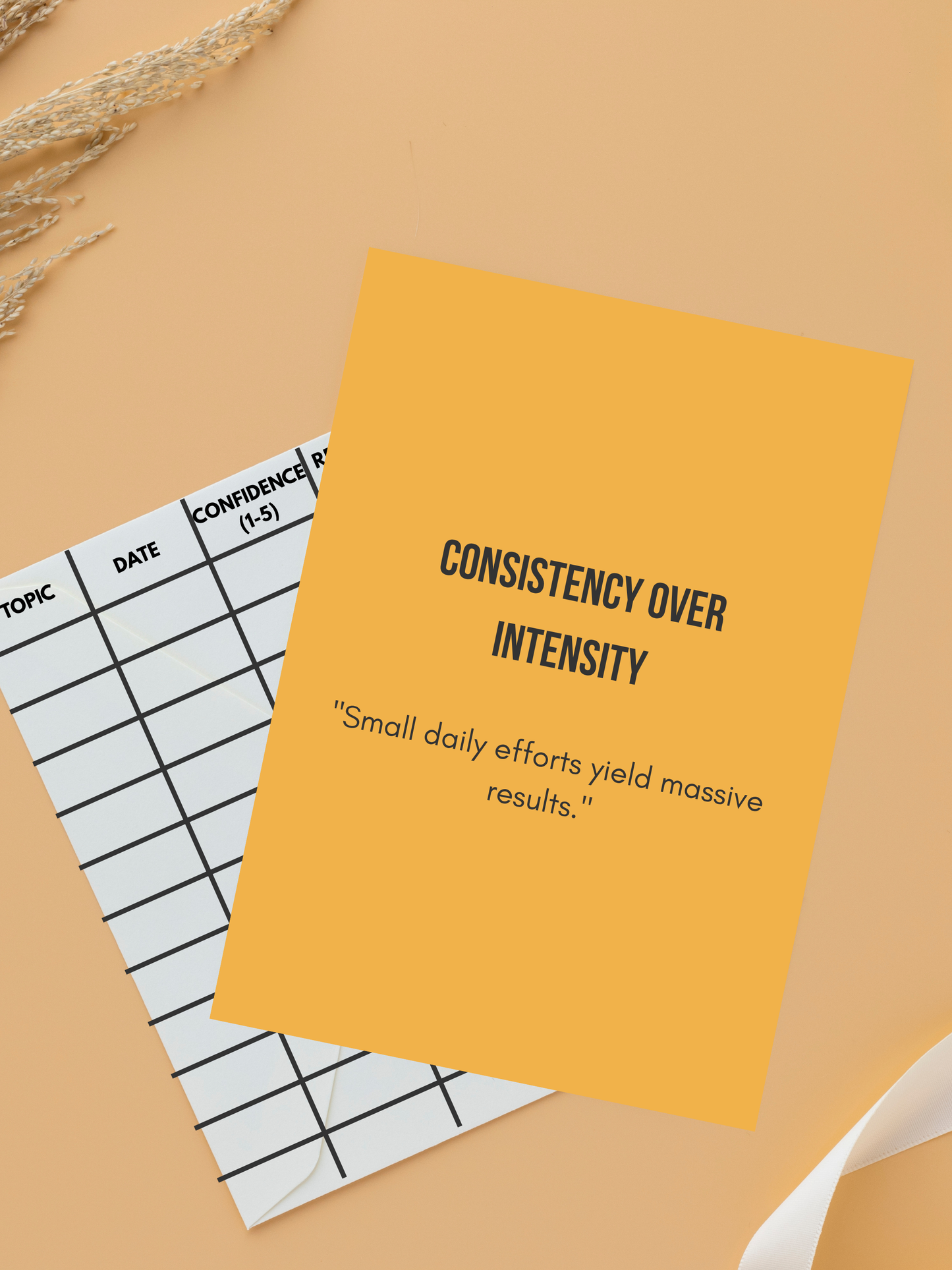 Revision Card — High Contrast Retro Collection