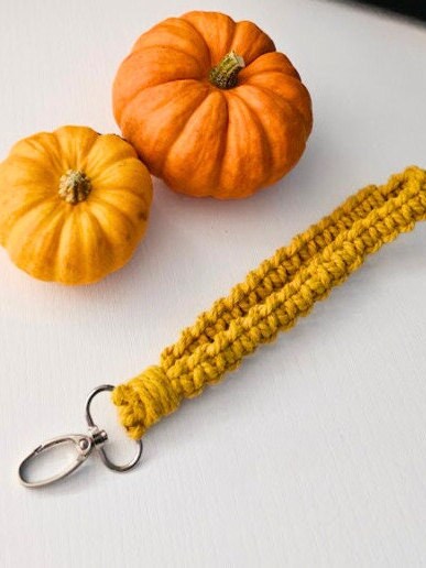 Macrame Wristlet UK | Handmade Boho Key Fob | Stylish Bag Accessory