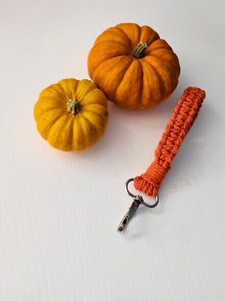 Macrame Wristlet UK | Handmade Boho Key Fob | Stylish Bag Accessory
