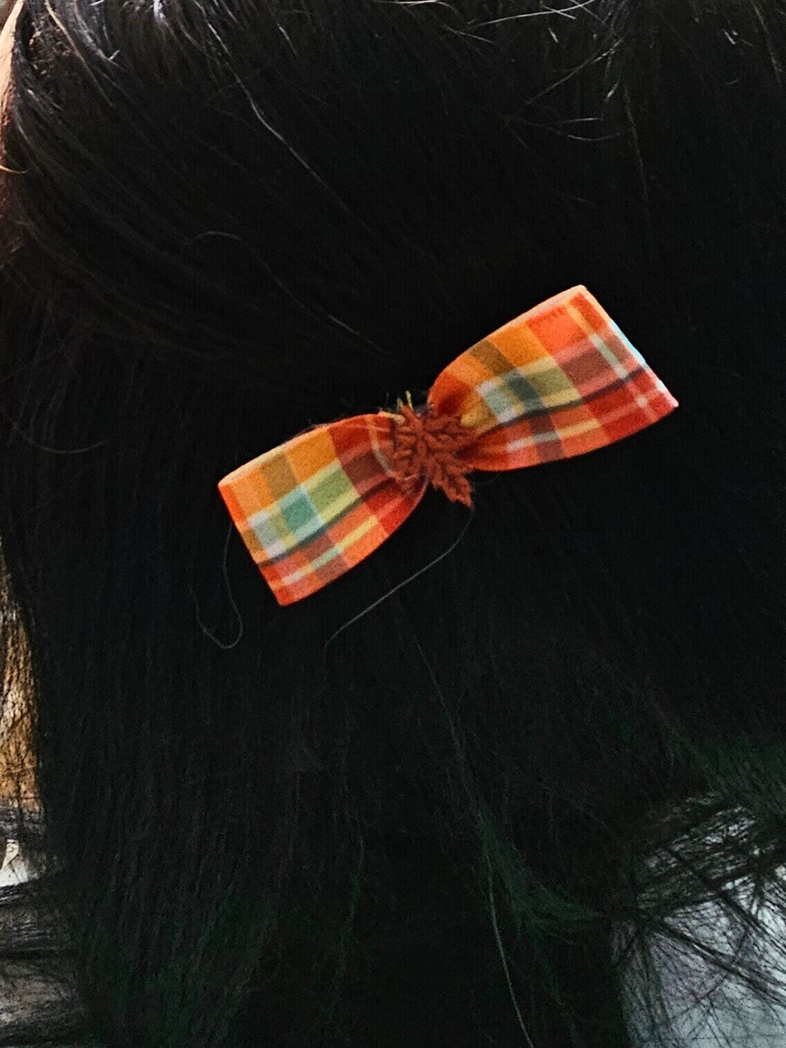 Autumnal Hair Bows UK | Halloween Hair Clips | Handmade Bobby Pin Accessories
