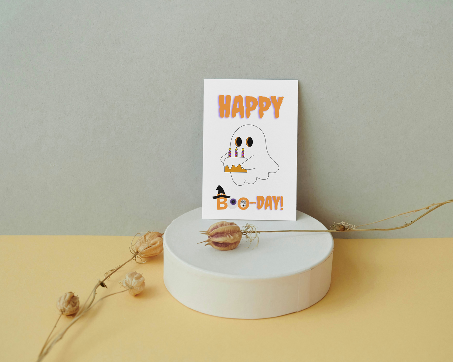 Halloween Card UK | Spooky Greeting Card | Handmade Halloween Design