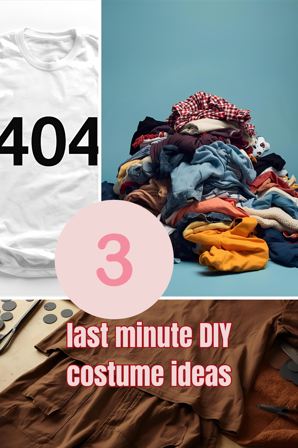 3 Hilarious Last-Minute DIY Costumes (No-Sew!)