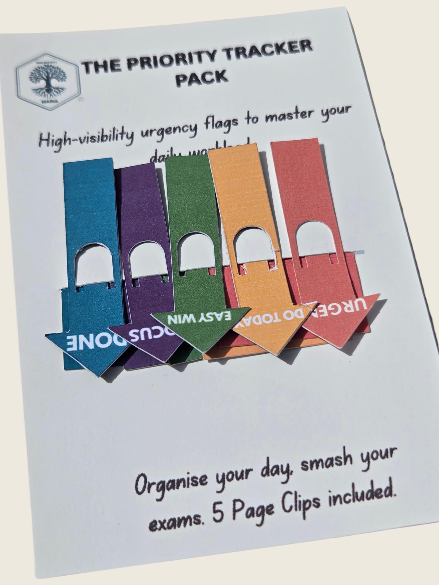 Aesthetic Arrow Page Markers — High-Contrast Retro Collection
