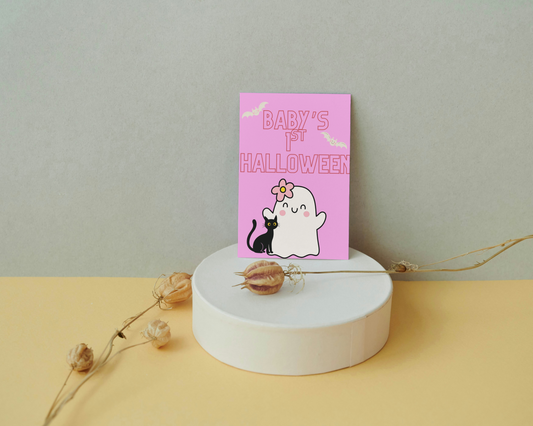 Baby’s First Halloween Keepsake Cards – Customizable with Child’s Name